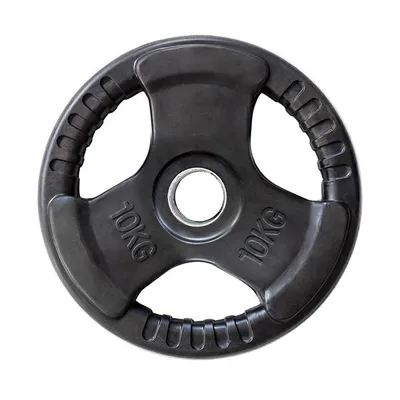 Image de Tok10 Disque d'haltères olympique avec revêtement en caoutchouc 10 Kg Hms
