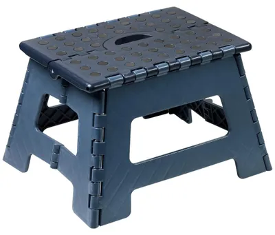 Immagine prodotto di Scala pieghevole in plastica, portata massima 150 kg, colore blu scuro