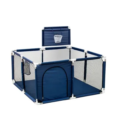 Image de Parc bébé, Mousse, Barrière de sécurité, Bleu