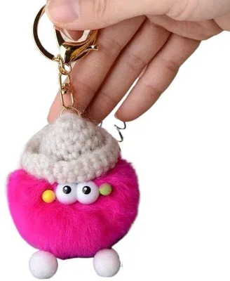 Immagine prodotto di Portachiavi in peluche per ragazze e donne