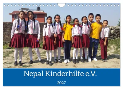 Produktbild von Kalender der Nepal Kinderhilfe e.V. (Wandkalender 2027 DIN A4 quer), CALVENDO Monatskalender