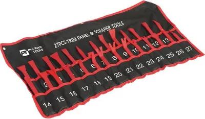 Zdjęcie produktu dla Zestaw do demontażu tapicerki, 27 szt., Pro-Tech TOOLS 09436