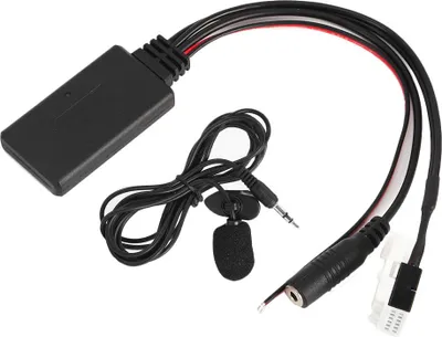 Obrázok produktu pre Auto Bluetooth Audio MP3 -kábel -kabelový adaptér s mikrofónom pre Mercedes -Benz W169 W221 W251 W245