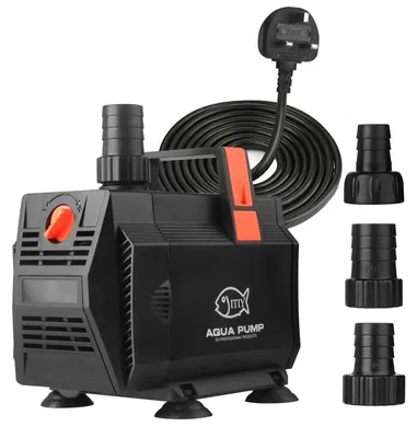 Tauchpumpe 30 W, 2000 l/h, Aquarienpumpe mit Durchflussregelung