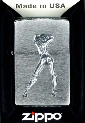 Obrázek produktu pro Zippo originální v?truodolný zapalova? Gogo Girl tane?nice chrome kovový