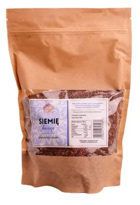 Produktbild von Brauner Leinsamen 1kg - Schronisko Bukowina