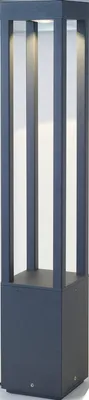 Produktbild von Faro 70753, Außensockel-/Pfostenbeleuchtung, Dunkles Grau, Aluminium, IP54, I, 10 W