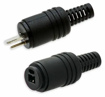 Produktbild von Din 2-pol. Lautsprecher Audio SET 1x LS-Stecker 1x LS-Buchsen schraubbar Adapter
