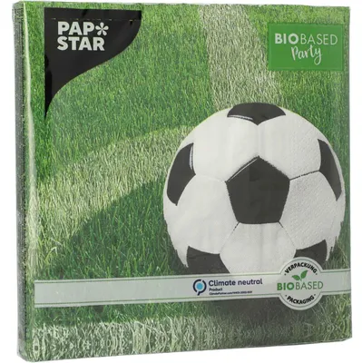 Image de PAPSTAR Motivservietten "Football", 330 x 330 mm
