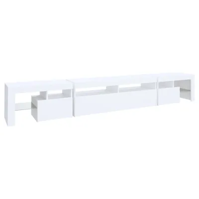 Immagine prodotto di Mobile TV con luci LED bianco 260x36,5x40 cm