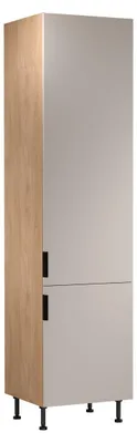 Obrázek produktu pro Potravinová skříň SALERNO - šířka 60 cm, dub / béžová
