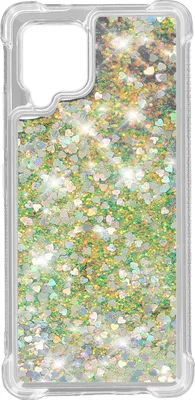 Image de Avizar, coque protectrice pailletée pour téléphone portable, compatible avec le Samsung Galaxy A42 5G, couleur argent
