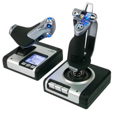 Produktbild von Logitech Saitek Pro Flight X52 Flight System - Joystick und Gasregler
