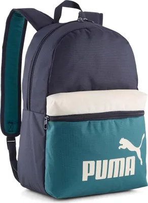 Produktbild von PUMA Rucksack Phase Color Block Backpack New Navy - Emerald Ice dunkelblau