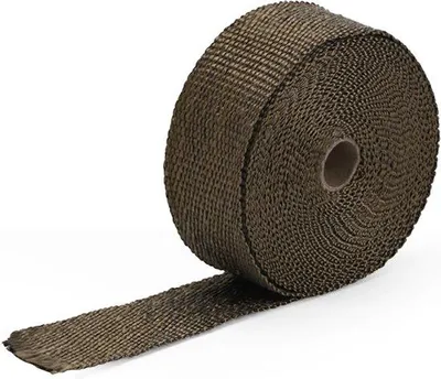 Immagine prodotto di Nastro isolante per scarico moto - Lunghezza 15 m - Larghezza 5 cm - Nastro termico - Nastro per scarico - Nastro isolante - Per scarico motore - Titan