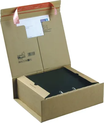 Produktbild von Versandkarton 460x310x160mm selbstklebend braun Packung mit 10 Stück