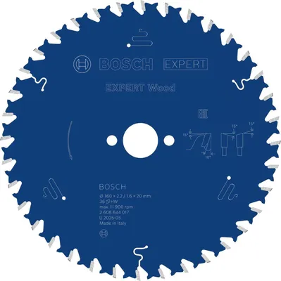 Productafbeelding van EXPERT Houtzaagblad, 160x2,2/1,6x20 mm, Z36