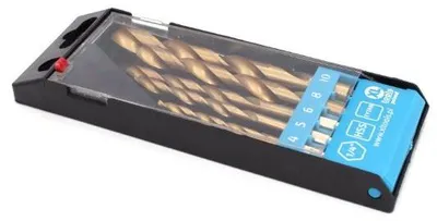 Obrázok produktu pre Kotarbau Vŕtačky do kovu HSS 1/4'' 4-10 mm