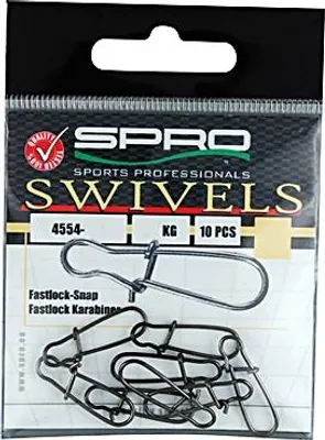 Produktbild von Spro Fast Lock Snap - 10 Einhänger, Größe/Tragkraft:Gr. 4 / 16kg