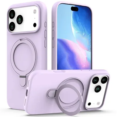 Produktbild von iPhone 18 Pro Max / 17 Pro Max Hülle - Coverup Colour TPU Back Cover - MagSafe Compatible Ring Ständer - Violett
