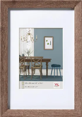 Produktbild von Walther, EF460N,Fiorito Holzrahmen 40x60 cm, nussbaum