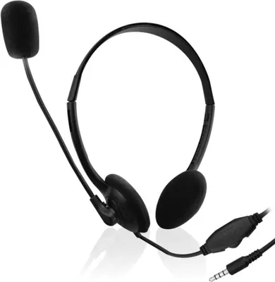 Zdjęcie produktu dla LINK LKHS03, Przewodowa, 20 - 20000 Hz, Połączenia/muzyka, Zestaw słuchawkowy, Czarny