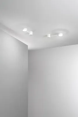 Produktbild von Eclipsia Weiße Wandleuchte - 325x85x64mm GX53 - Elegante Wandleuchte aus Metall