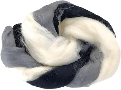 Produktbild von KNORR prandell 212506780, Schwarz, Grau, Weiß, Wolle, 50 g