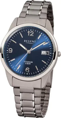 Produktbild von Regent Herrenarmbanduhr Titan F433