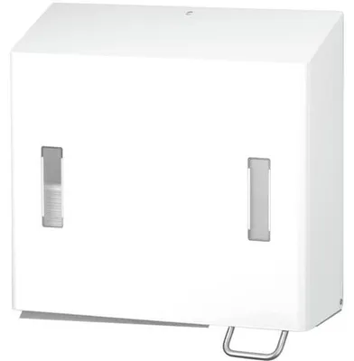 SanTRAL® Classic Spenderkombination aus Flüssigseife und Papierhandtücher in Weiß
