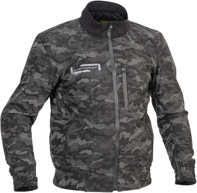 Obrázok produktu pre Textilná motocyklová bunda Lindstrands Frisen Camo, čierna/šedá, veľkosť 50