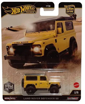 Produktbild von Hot Wheels Premium Car Culture - Land Rover Defender 90 - Die Cast Fahrzeug, 1:64, Mattel JBK74