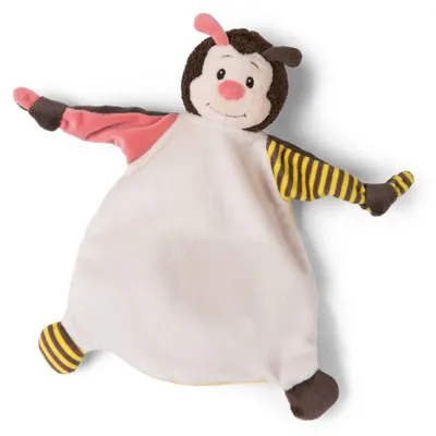 Produktbild von NICI Schmusetuch Biene 25x25 cm – Schnuffeltuch ab 0+ Monaten – Kuscheltuch für