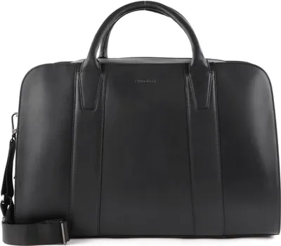 Productafbeelding van SADDLER Leer reistas handtas Sao Leather Bag Black zwart
