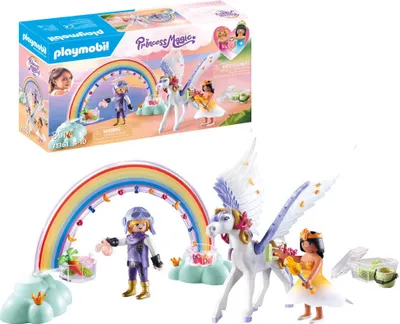 Image de geobra Brandstätter Stiftung & Co.K Pégase céleste et arc-en-ciel