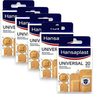 Produktbild von 5x Hansaplast Universalstrips 5x 20 Stück