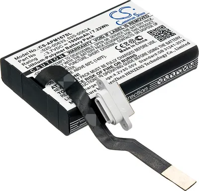 Obrázek produktu pro TECHTEK Baterie kompatibilní s [Apple] A1657, A1672, Magic Mouse 2 nahrazuje 020-00633, pro 020-00634