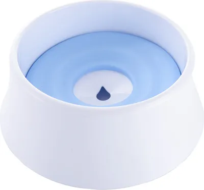 Image de Bleu Ecuelle d'eau non scellŽe pour animaux de compagnie-Transport en voiture Ecuelle buccale-Ecuelle pour chien-Tube de flottaison pour animaux de compagnie Ecuelle inviolable pour chats et chiens