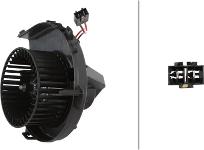 Image de Ventilateur d'habitacle 12 V 234 W 2 pôles HELLA adapté notamment pour OPEL CORSA