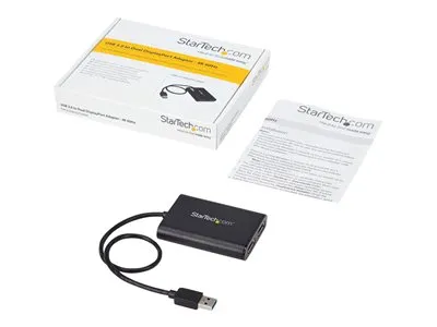 Zdjęcie produktu dla StarTech.com USB32DP24K60, 3.2 Gen 1 (3.1 Gen 1), USB Typu-A, Wyjście DisplayPort, 4096 x 2160 px