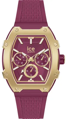 Produktbild von Ice-Watch 022868 ICE boliday Gold burgundy Uhr Damenuhr Datum rot