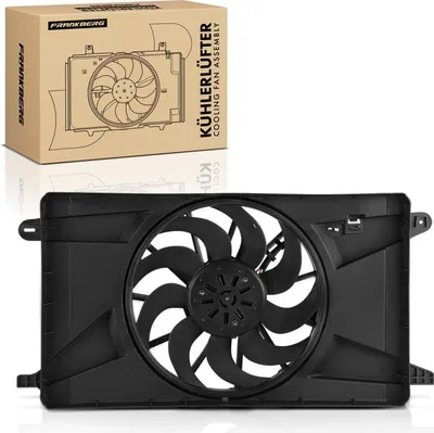 Productafbeelding van Frankberg 1x Motorradiator enkele ventilator