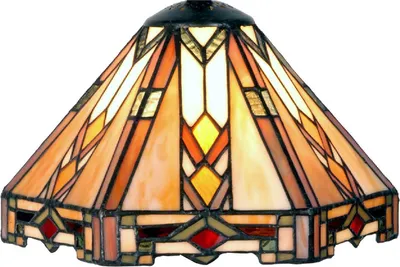 Produktbild von LumiLamp 5LL-5596 Lampenschirm Tiffany Beige 25x25 cm