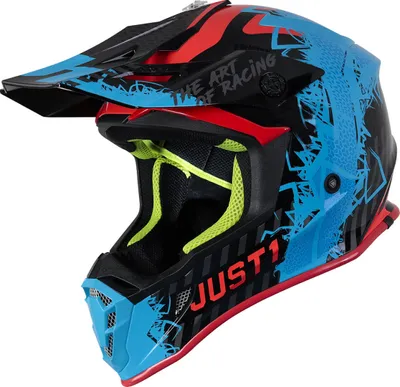 Imagen del producto de Máscara Just1 J38 para motocross. Color: Azul/. Talla: XL (61/62)