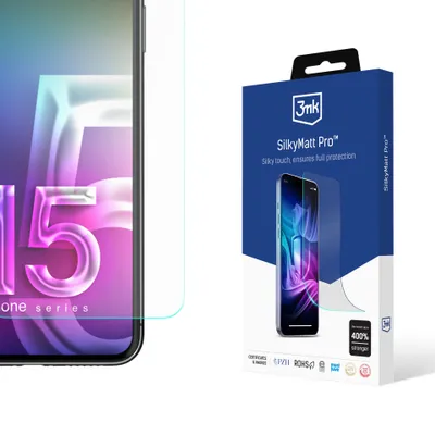 Produktbild von 3mk Display Matt Schutzfolie Self-Heal 0,21 mm Silky Matt Pro für Oukitel WP19