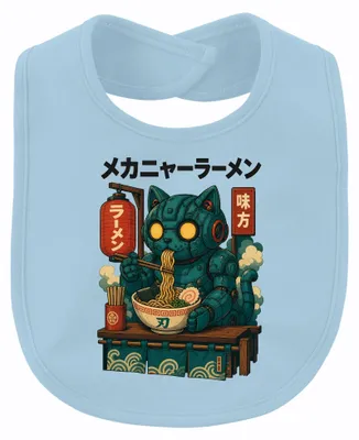 Zdjęcie produktu dla Robo-kot ramen, japońska animacja, makaron, styl Y2K, manga, uroczy, niebieski, uniwersalny rozmiar