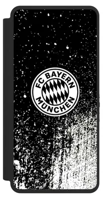 Produktbild von NIVOCASE Klapphülle für Samsung Galaxy S26 Ultra  Handyhülle aus Kunst Leder NIVOflip schwarz FC Bayern München FCB Offizielles Lizenzprodukt