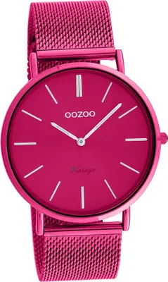 Immagine prodotto di Oozoo orologio da donna a maglia metallica orologio analogico al quarzo bracciale rosa Serie Vintage D2UOC20275