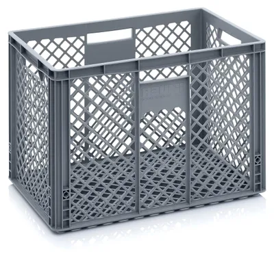 Produktbild von Durchbrochener Eurobehälter 60 x 40 x 42 - Kunststoffbox für Brot und Lebensmittel