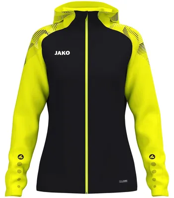 Produktbild von JAKO Kapuzenjacke Sonic schwarz/neongelb 42/44